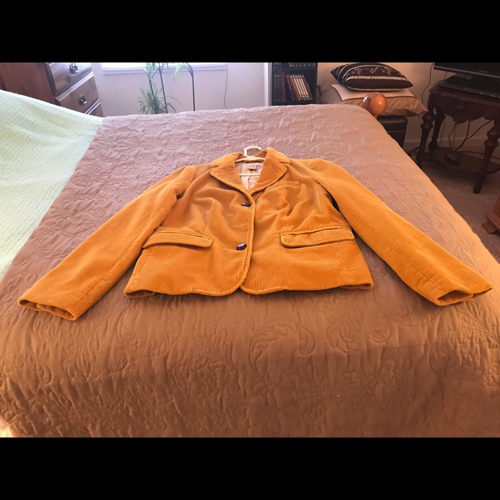 LL Bean golden corduroy jacket. New.